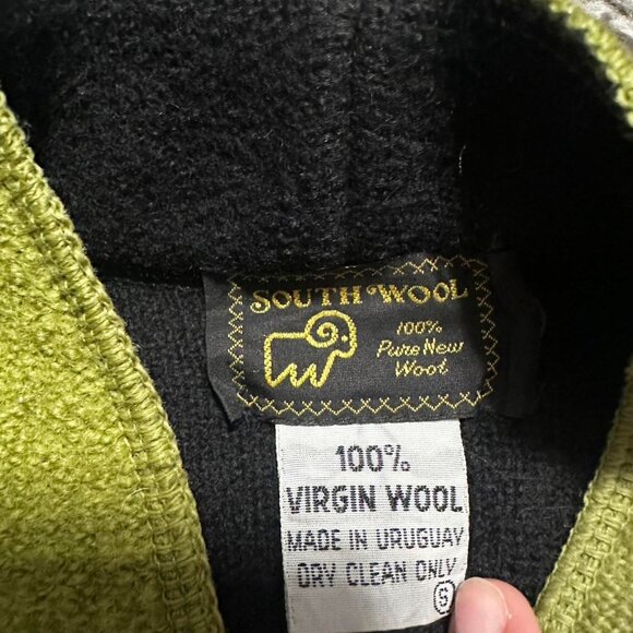 Virgin Wool Boho Button Sweater Size S - Picture 2 of 6